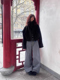 Explosion High-End Spring And Autumn Retro Fashion Collar Jacket 2025
