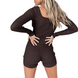Dili Yoga Suit Sports High-Sleeved Women's Jumpsuit Women's Clothing 2025 Spring And Summer Hot Sales