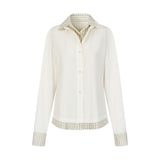 Southeast Asia French Temperament Shirt Top Women Wear A Niche Design Shirt Commuting Two Pieces