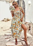 Dili Independent Sling Short-Sleeved Dress 2025 Spring And Summer Temperament Elegant High Waist Thin
