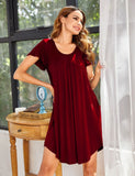 Summer Women's Pyjamas Short-Sleeved Round-Neck Milk Silk Home Casual Home Clothes Pyjamas Women