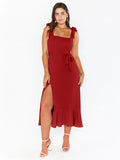 Exploding Women's Clothing Under The Lace Of The Leaves With The Dress High Sense French Elegant Temperament Long Dress