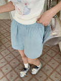 Summer White Tight Waist Thin Leisure Shorts Women 2026 New High-Waist A-Legged Mountain Trousers