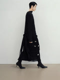 Heavy Industry Beads Knitted T-Shirt Two Sets Of H-Shaped Loose Half Skirt Light Beads Top
