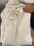 Closted Crocheted Wool Knitted Bottom Sweater Inside The Hoodie Tops In The Autumn