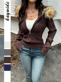 Dili Casual Plush Long-Sleeved Sweater Women's Clothing 2025 Autumn And Winter