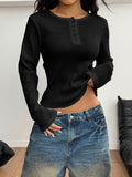 Dili Y2K Hottie Style Long-Sleeved Vest T-Shirt Women's Dress 2025 Spring And Summer