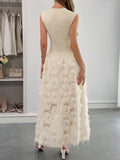 Dili Elegant Temperament Splicing Fashion Dress Dress Women's 2025 Summer