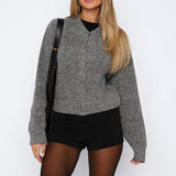Dili Casual Simple Long Sleeves With Sweater Wool Women's Clothing 2025 Autumn And Winter