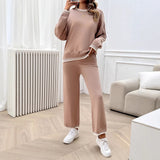 Dili Leisure Holiday Style Loose Long Sleeve Two-Piece Suit Women's Clothing 2025 Autumn And Winter