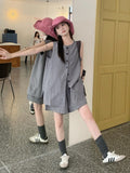 Extremely Simple Wind Round-Neck Sleeveless Vest Vest Casual Shorts Set 2026 Summer New Fashion Two-Piece Set Of Women's Tide