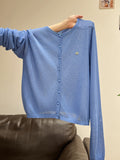 2026 Unique Thin Round-Neck Long Sleeve Sunscreen Cardigan Women's Summer Leisure Single-Dbutton Embroidery Top Coat