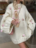 Dili Elegant Fashion With Long-Sleeved Coat Sweater Women's Clothing 2025 Autumn And Winter