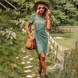 Dili Knitted Dress High Elastic Light Dress Casual Dress Fashion