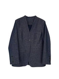 French Imitation Denim Suit New V-Neck Retro Commute A Buckle Suit Suit Woman