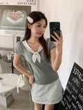 Milk White Pure Lust Wind Three-Dimensional Embroidered Flower Ass Skirt 2026 Summer New Korean Half Dress