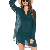 Autumn And Winter Women's Top T-Shirt Sexy V-Neck Temperament Elegant Long-Sleeved Rib-Necked T-Shirt To Keep Warm