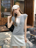 White Simple Casual Round-Neck Short-Sleeved T-Shirt 2026 Summer New Super-Look Beautiful Beautiful Top