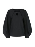 New Modified Face Drop Drops Light Dress Black T-Shirt With French Simple Design Shirt