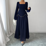 Dili Evening Dress Style Elegant Long Sleeve Long Skirt Dress Dress Women's 2025 Autumn And Winter