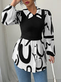 Dili Leisure Vacation Premium Printed Vest Shirt Women's Winter 2025