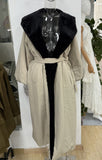Autumn And Winter 2025 Explosion Temperament Casual Hit Color Collar Long With Wind Coat Coat