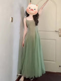Mintman Bo Ambience Mesh Sling Dress Women's Summer French Fashion Thin Chic Small Crowd Skirt Tide