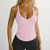 Dili 2025 Summer Y2K Sexy Knitted Thread Sling Vest Women's Clothing