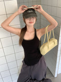 Pure Desire To Fight The Collar Collar Collar Collar Without Sleeve Slings Outside Wearing A Vest 2026 Summer Wood Ear Hot Girl Small Top