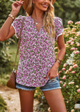 American Short-Sleeved V-Print Shop Explosion 2025 Spring And Summer Casual T-Shirt Temperament Elegant
