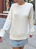 Dili Leisure Vacation Solid Color Long Sleeve Bottom Sweater Knitted Women's Clothing 2025 Autumn And Winter