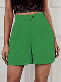 Summer New Women's Wide Legs Comfortable Leisure High-Waist High-Waisted Five-Point Shorts Women's Pants
