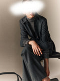 Spring New Rock Gray TR Woven Surface Soft Soft, Not Soft Old Money Wearing Shirt Trousers Set