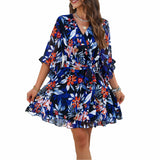Dili Women's Clothing 2025 Spring And Summer Vacation Leisure Printing With Chiffon Joint