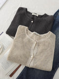 Tiansi Knitted Sun Cardigan Women Thin Breathable Long Sleeves Outside Air Conditioning Shirt Summer