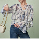 Internal Temperament Suit Colliding Long Sleeve Top Half Dress Two-Piece Outerwear Suit