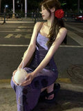 French Floral Sling With A Joint Dress Women's Summer 2026 New High-End Temperament Slimming Bag-Buta Long Skirt