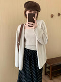 Solid Color Leisure Thick Knitted Sling Sling Vest Two Sets Of 2025 New Commuter Small Top