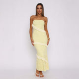 Dili Elegant Braided Ass Long Skirt Dress Women's Dress 2026 Spring And Summer