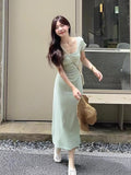 Fang Collar Dress Women's Summer 2026 New Style Of The Style Of The French Style Of The Butt Dress