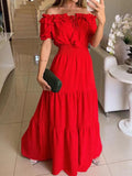 2025 New Fashion Solid Color Lotion With Leaves With Bra Foam Sleeve Dress