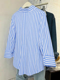 Dili Holiday Solid Color Long-Sleeved Button-Down Shirt Women's Clothing 2025 Autumn And Winter