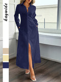 Dili Casual Holiday Style Long Sleeves Long Sleeve Dress Dress Women's Dress 2025 Autumn And Winter