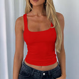 Dili Y2K Hot Babes Pure Summer T-Shirt Vest Women's Clothing 2025 Spring And Summer