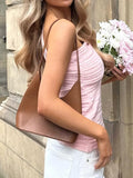 Dili Simple Elegant Style Chest Slings Women's Sweater Women's Clothing 2025 Autumn And Winter