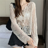 Shawl Summer With Sling Skirt Outside The Lace Cardigan Shirt Very Fairy Thin Sunscreen Super Fairy Top