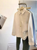 Special Counter Withdraws The Ribbon Design Embroidered Flower Vest 2025 New Shirt Folded Knitted Vest