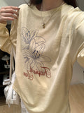 Round-Neck Printing Design Sunscreen Hooded Long-Sleeved Women's New Loose Lazy Style Thin Tops In Summer 2026