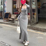 Chizhuang Sling Skirt Babes Dress 2025 Summer New Waist Design Feel Cardigan Sexy