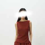 Word Of Mouth Into The Micro-Wrinkled Texture Is Two Wearing Bare Backs With A Half-Dress Linen Set